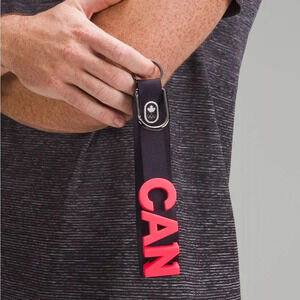🆕🇨🇦 Lululemon Team Canada Olympic 3D Letter Keychain - Atmospheric Purple